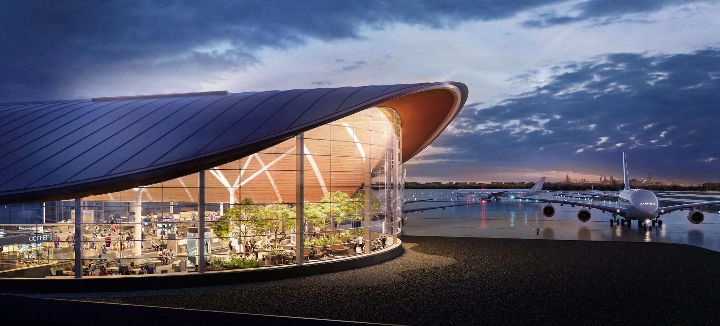 芝加哥奥黑尔国际机场D候机楼扩建项目丨美国芝加哥-27