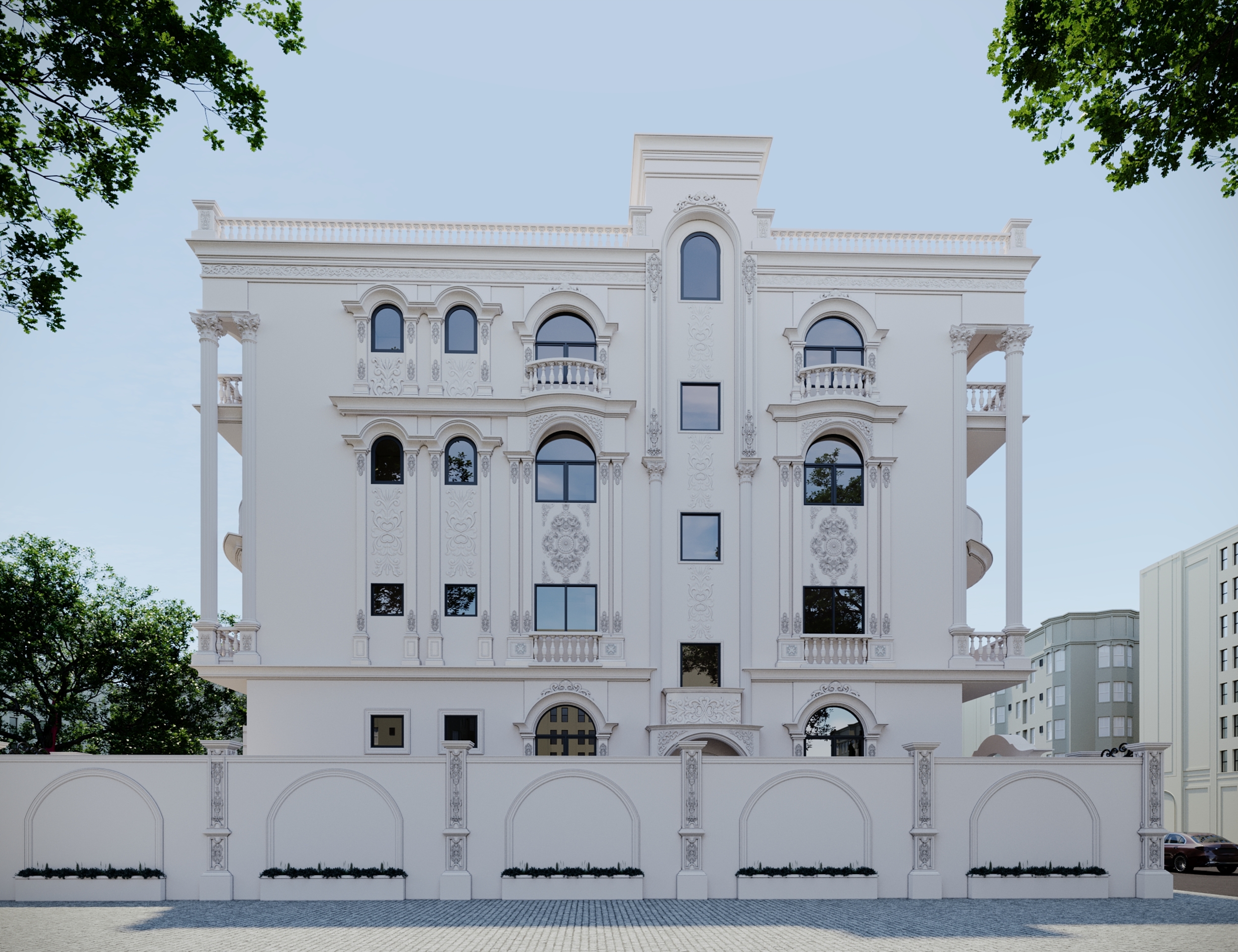 AL  Haram 100 C 住宅楼外部设计-11