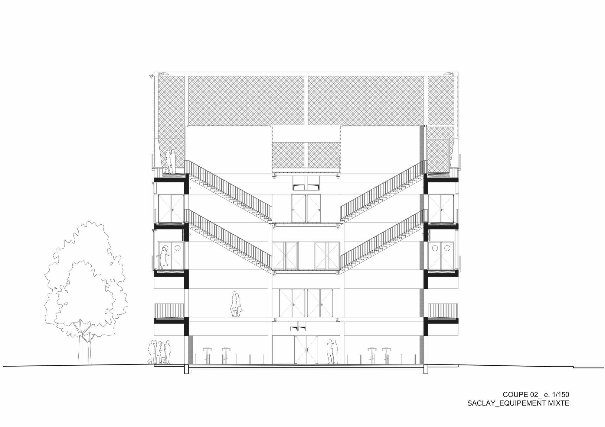 公共冷却器 | 巴黎萨克莱新校区的共享空间-49