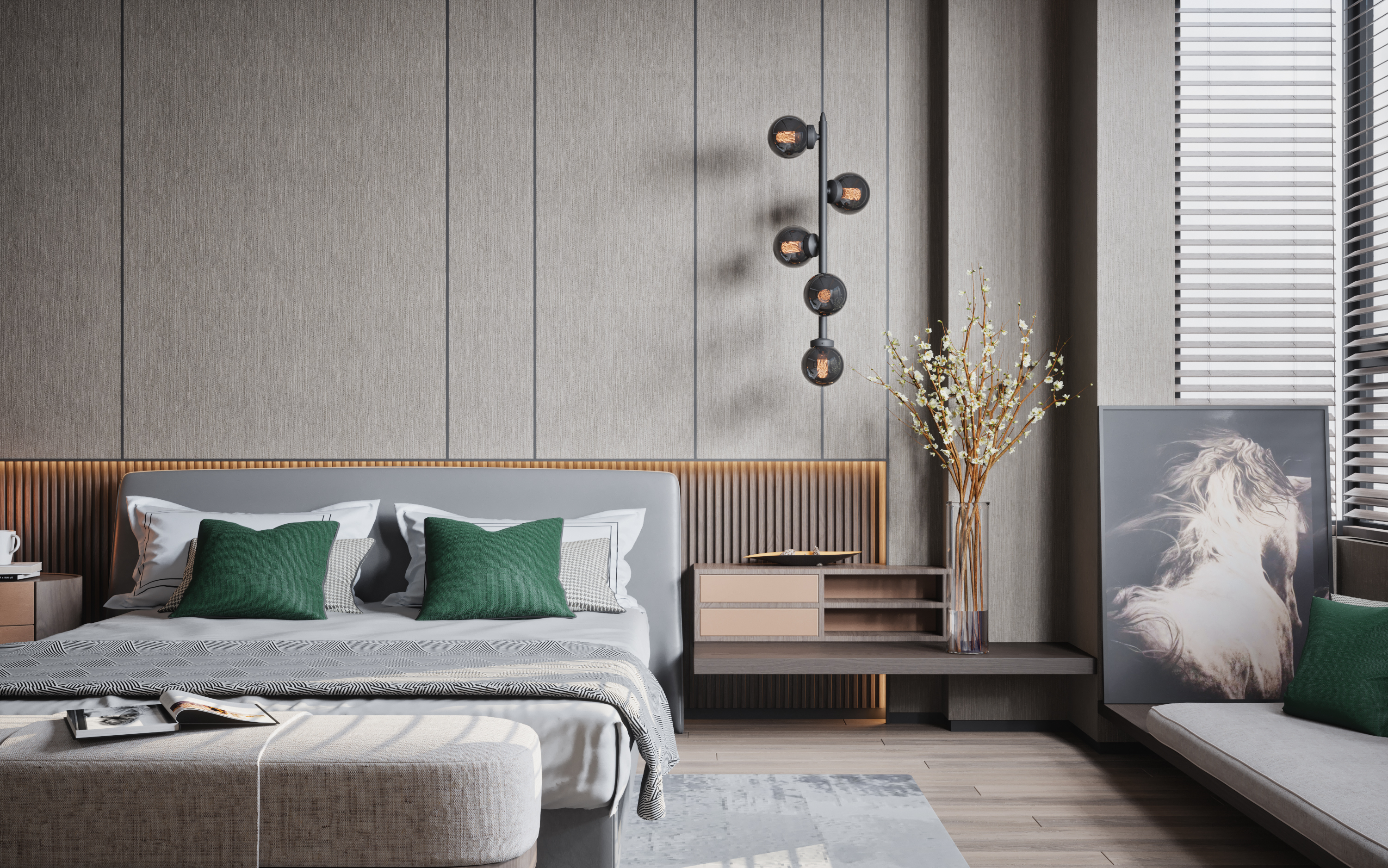 时尚客厅设计，Fstorm 渲染与 PS 打造惊艳空间-10