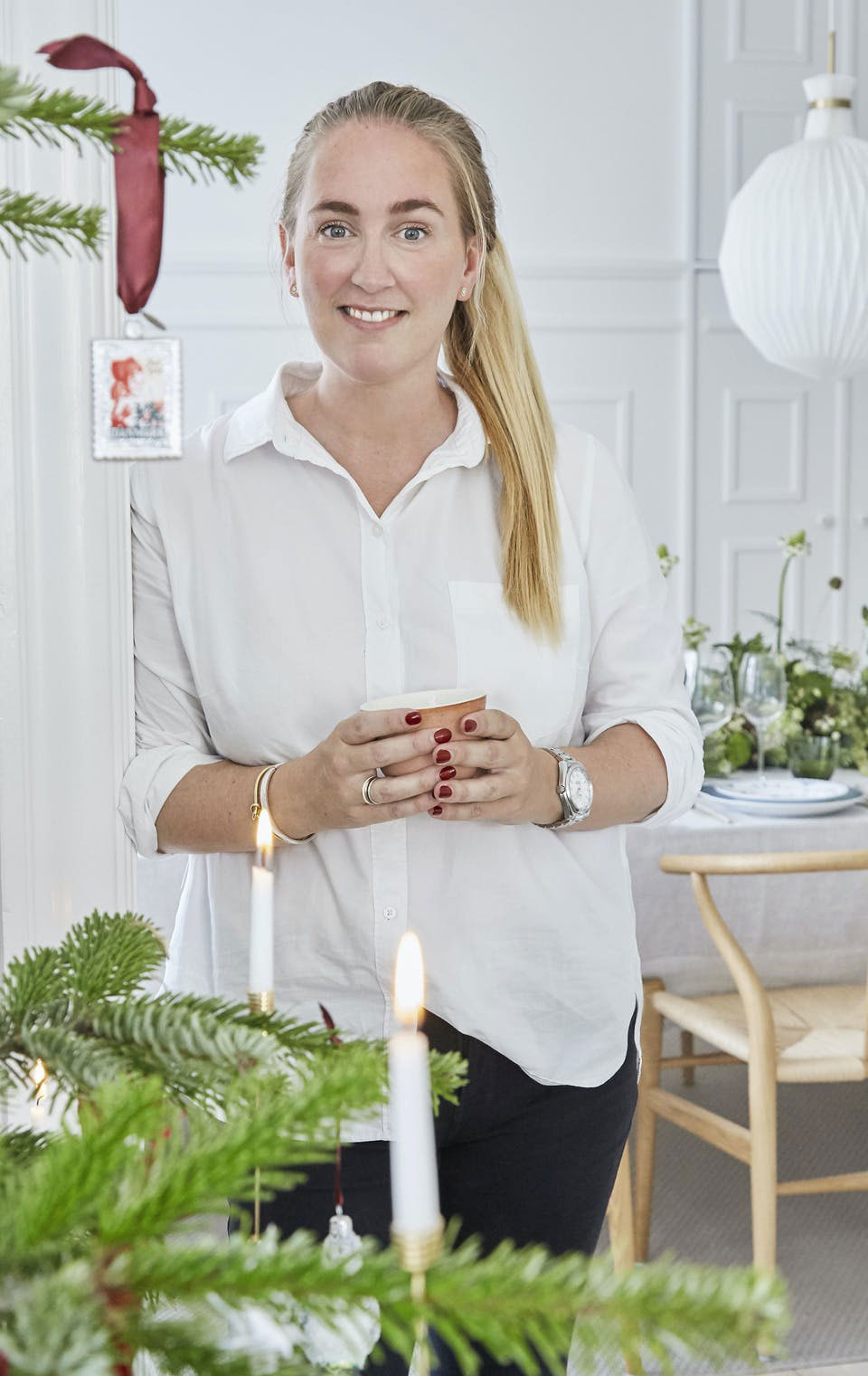 丹麦哥本哈根清新家庭圣诞家居设计-18