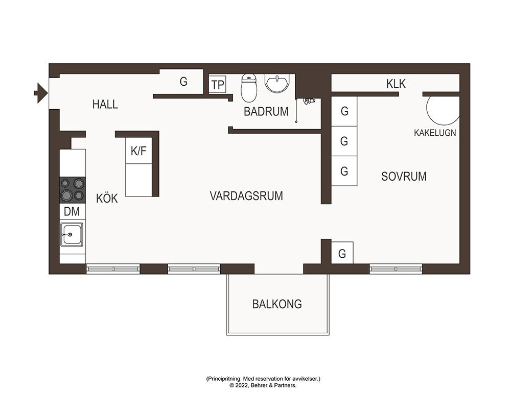 斯德哥尔摩活力蓝色公寓设计-35