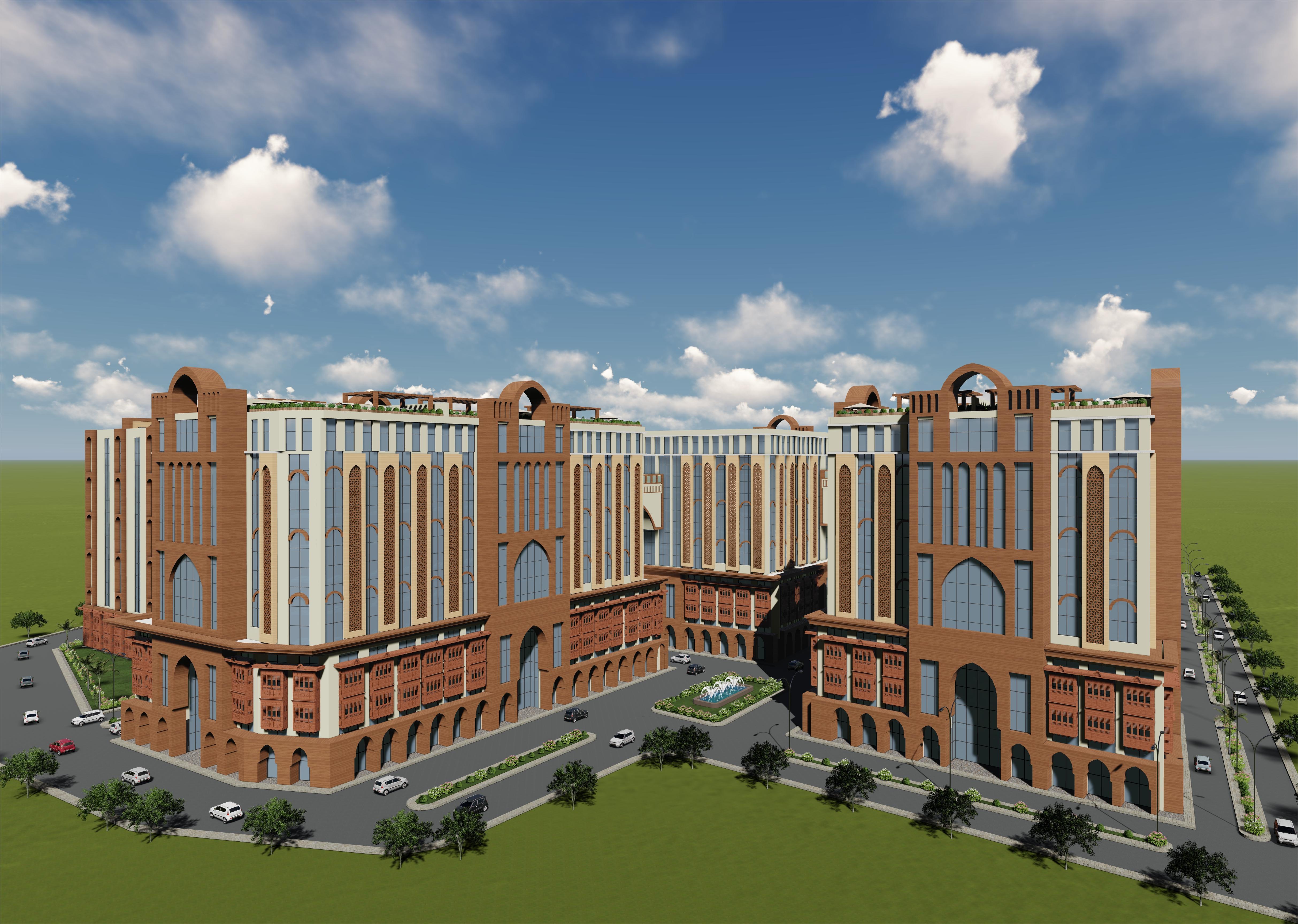 伊斯梅利亚伊斯兰风格混合用途建筑丨未明确提及专门设计方（涉及相关工作的有埃及工程集团）-11