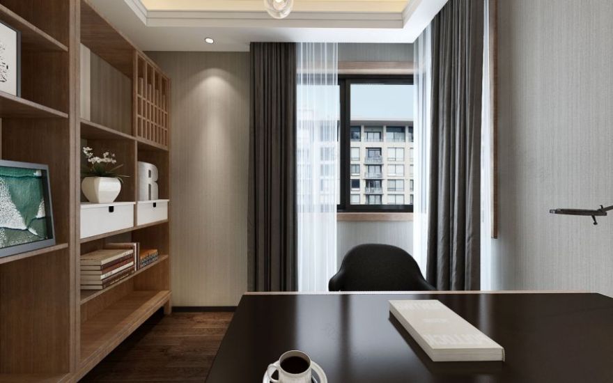 悦江国际 230㎡新中式雅居,演绎东方美学与当代生活-64