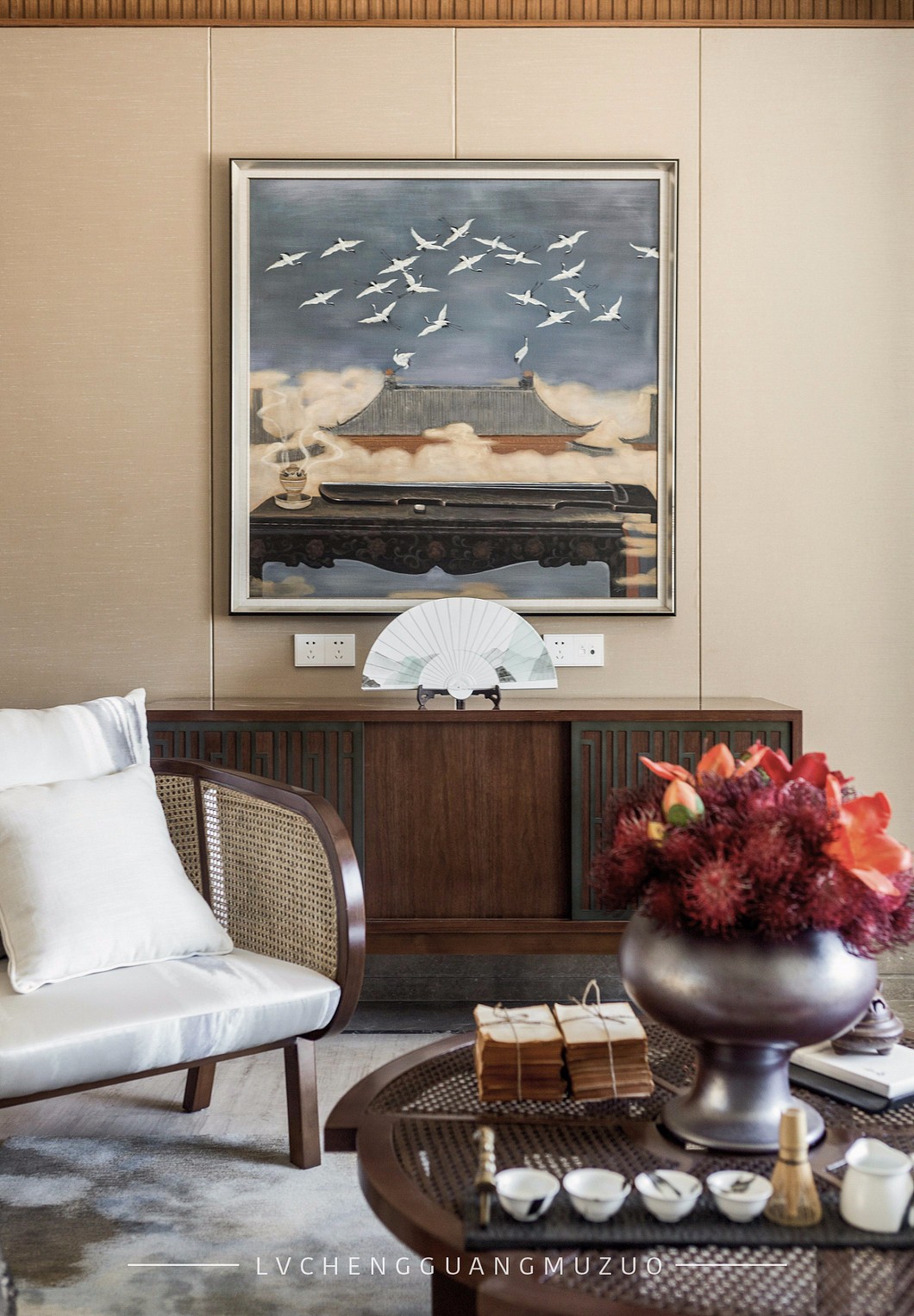 长沙绿城高尔夫样板间  绿城广木作设计-6