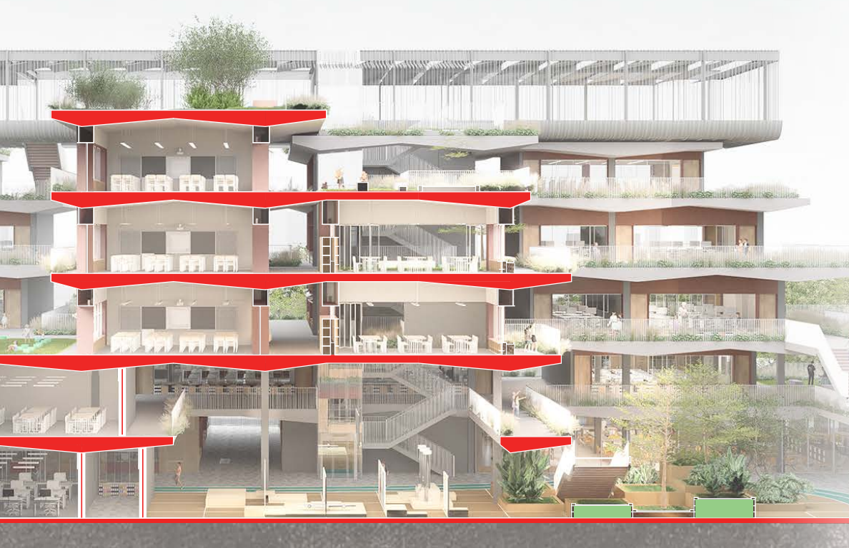 中标方案 | 立体书院：燕罗街道燕川九年一贯制学校新建工程 / 深大建筑设计院-拾陌工作室-28