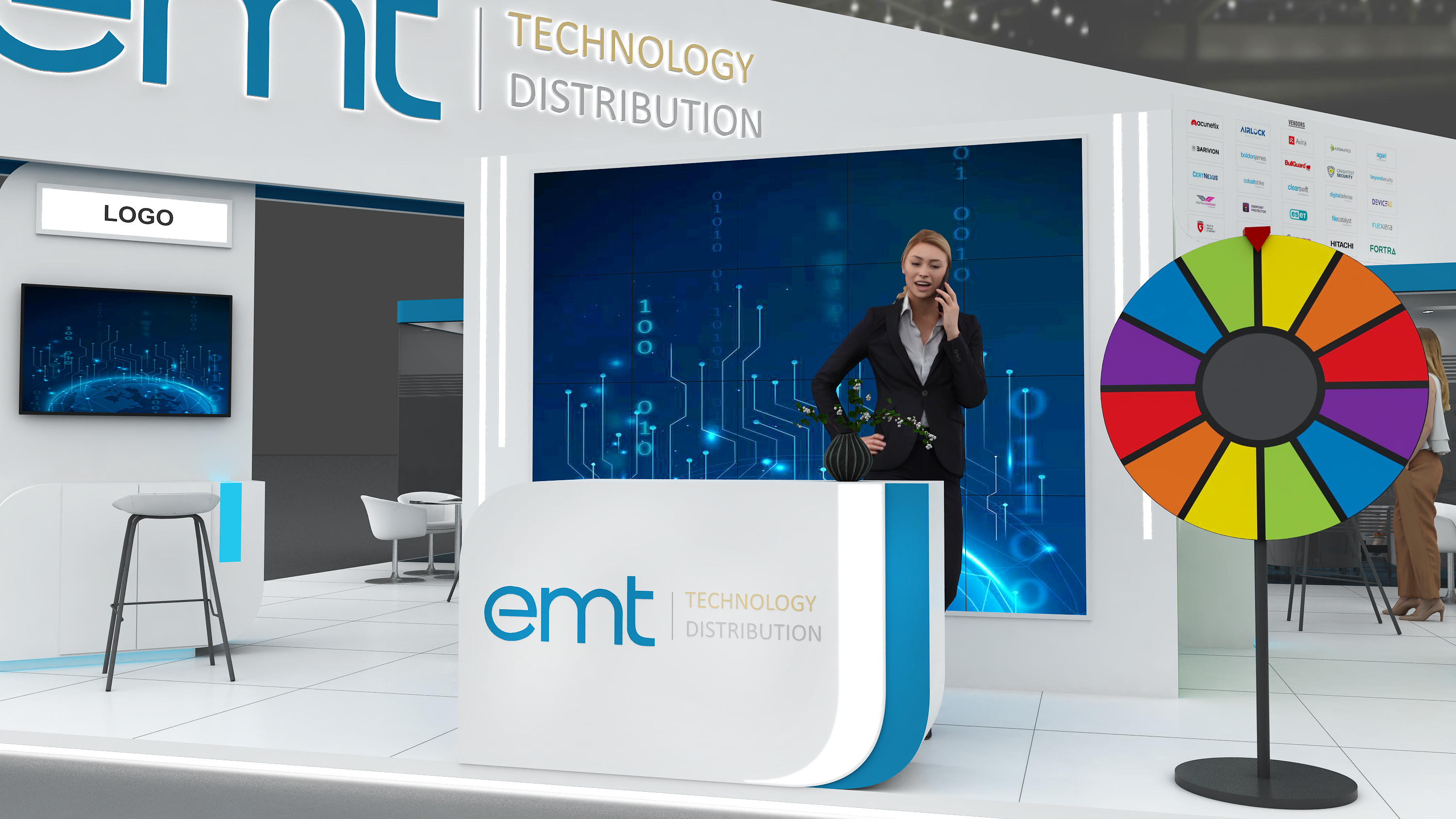 Design concept for exhibition stand - EMT-5