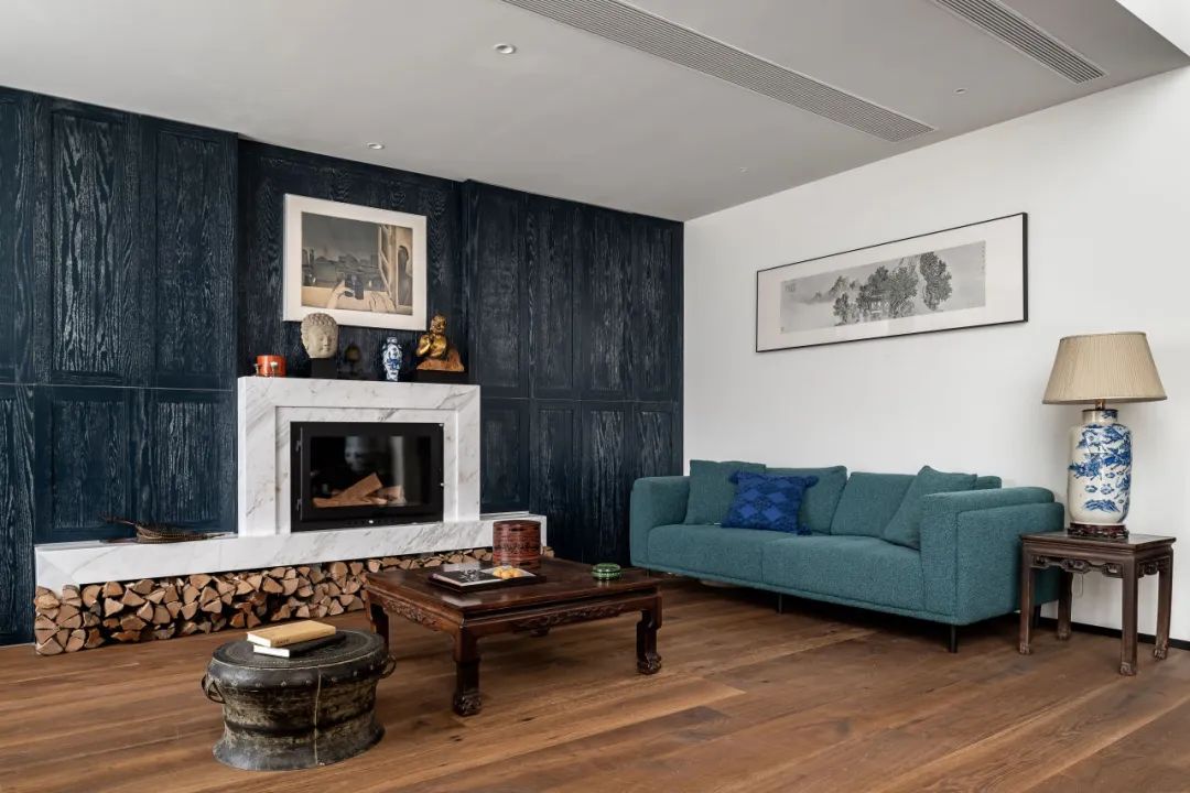 恒大·御景半岛中古混搭风住宅设计丨中国重庆丨SV.D舍唯空间美学-22