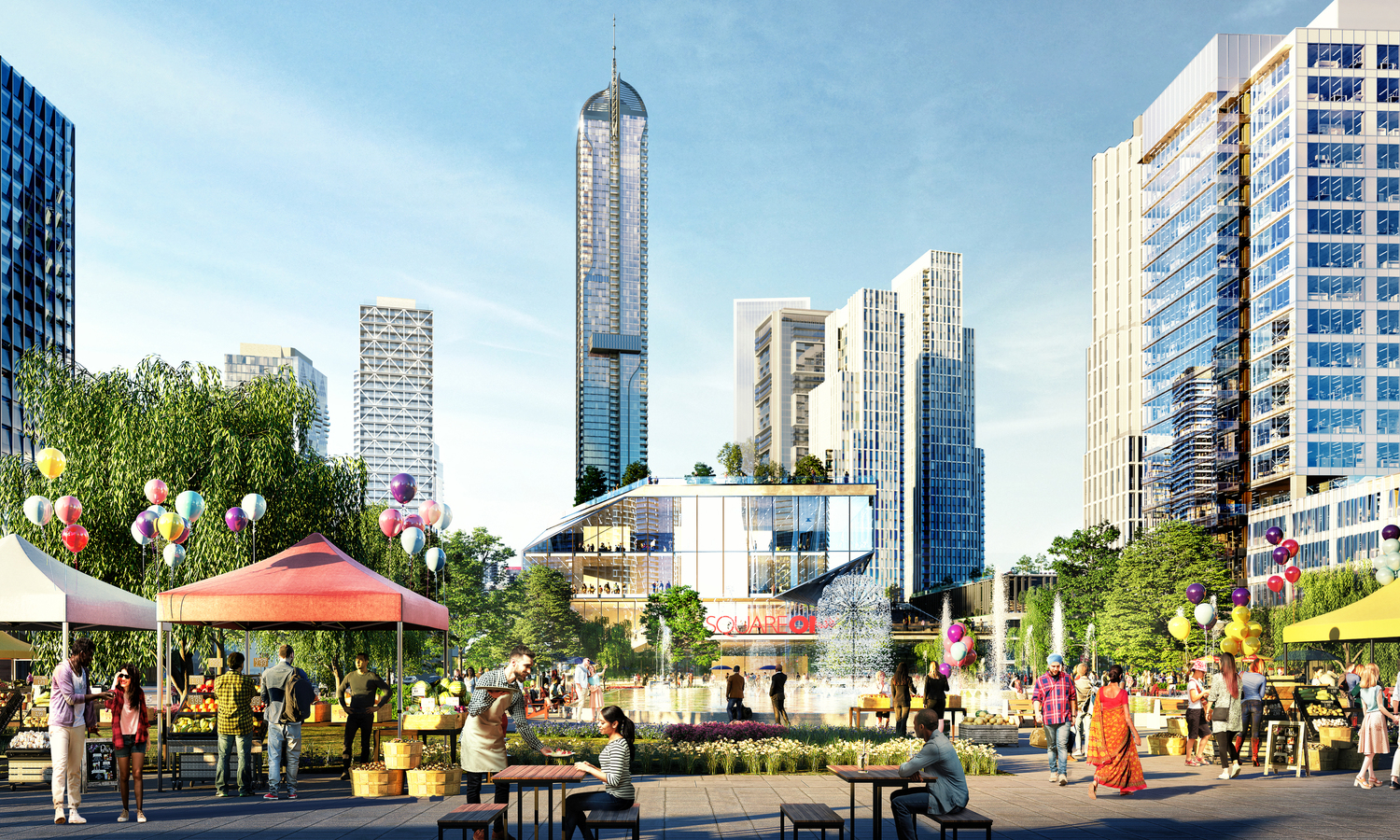 第一广场区总体规划丨加拿大丨Hariri Pontarini Architects-28