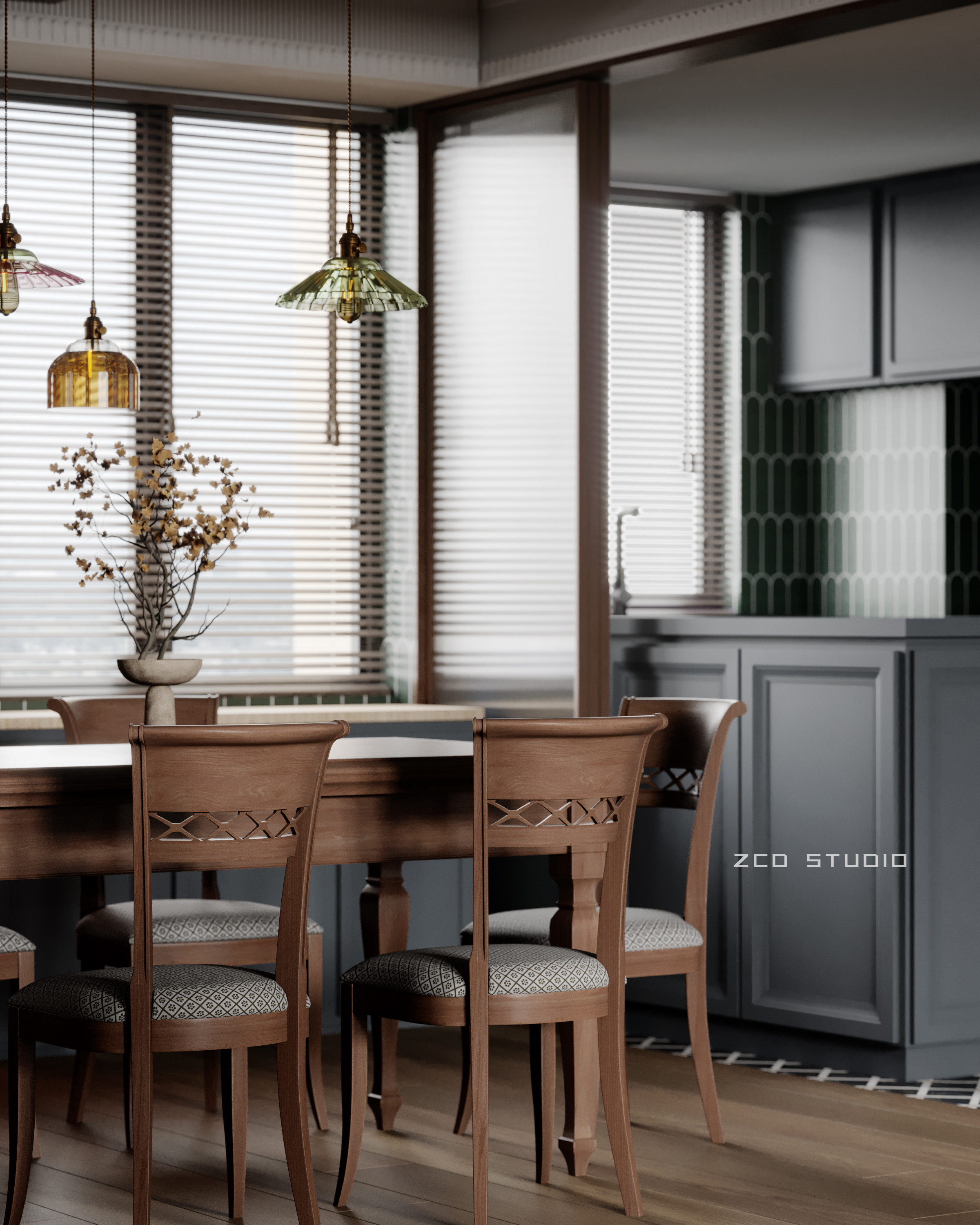 融合自然元素的 3Dmax CR5.2 室内设计案例-45