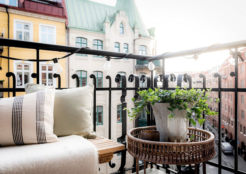 柔美恬静 | 哥德堡淡雅粉色调公寓设计-8