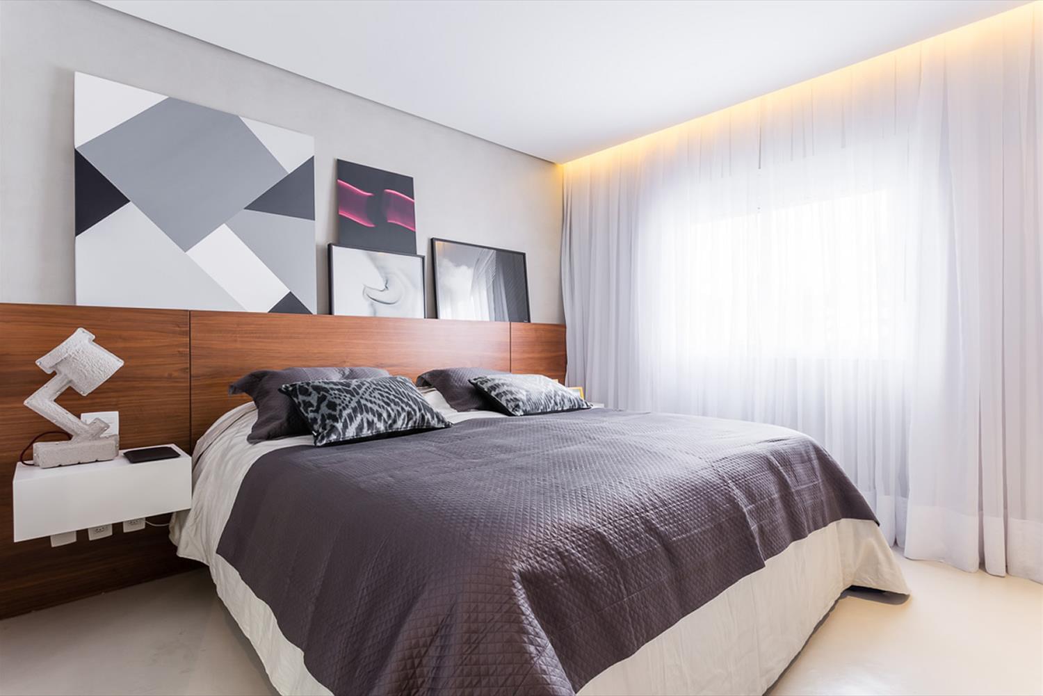 巴西 Apartamento GO · 现代简约风格的多功能公寓设计-17