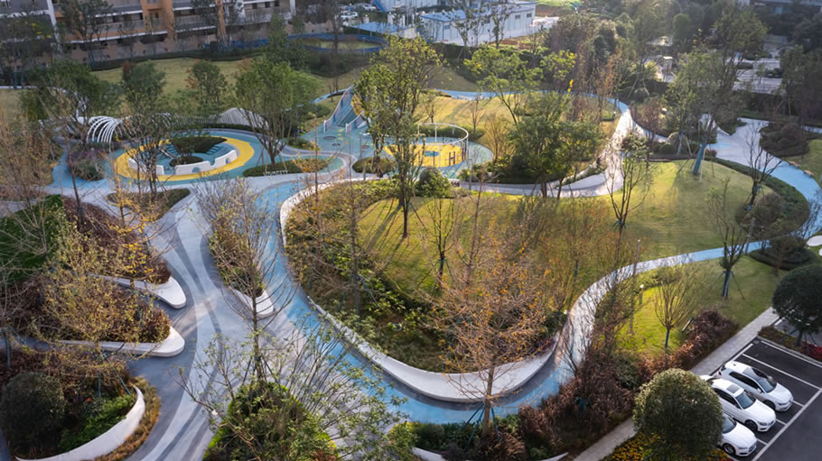 成都中海·浣云居丨中国成都丨深圳伯立森景观规划设计有限公司-32