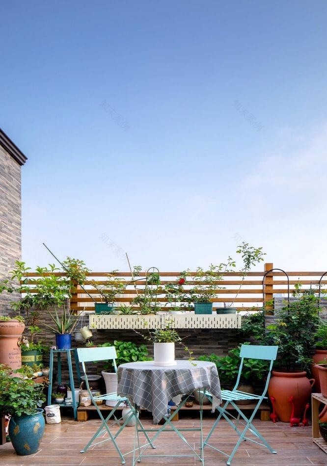 复式空间优化案例 | 阳光绿意下的美式轻奢家庭生活-0