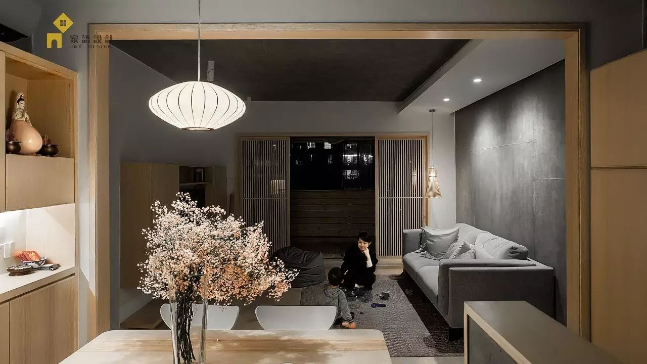 美林湖畔的侘寂之美 | 家语设计 100 平方生活空间-22