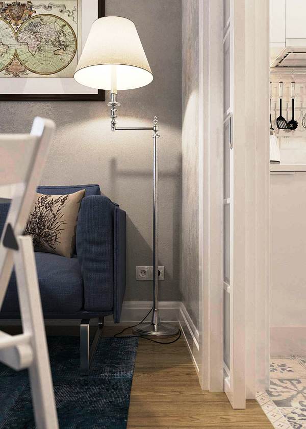 25平米小户型公寓设计项目丨Nikita Zub-23