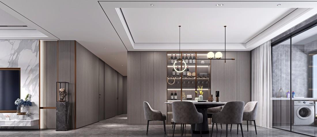 180m²现代简约大平层 | 方寸之间,语诗勿惊-6