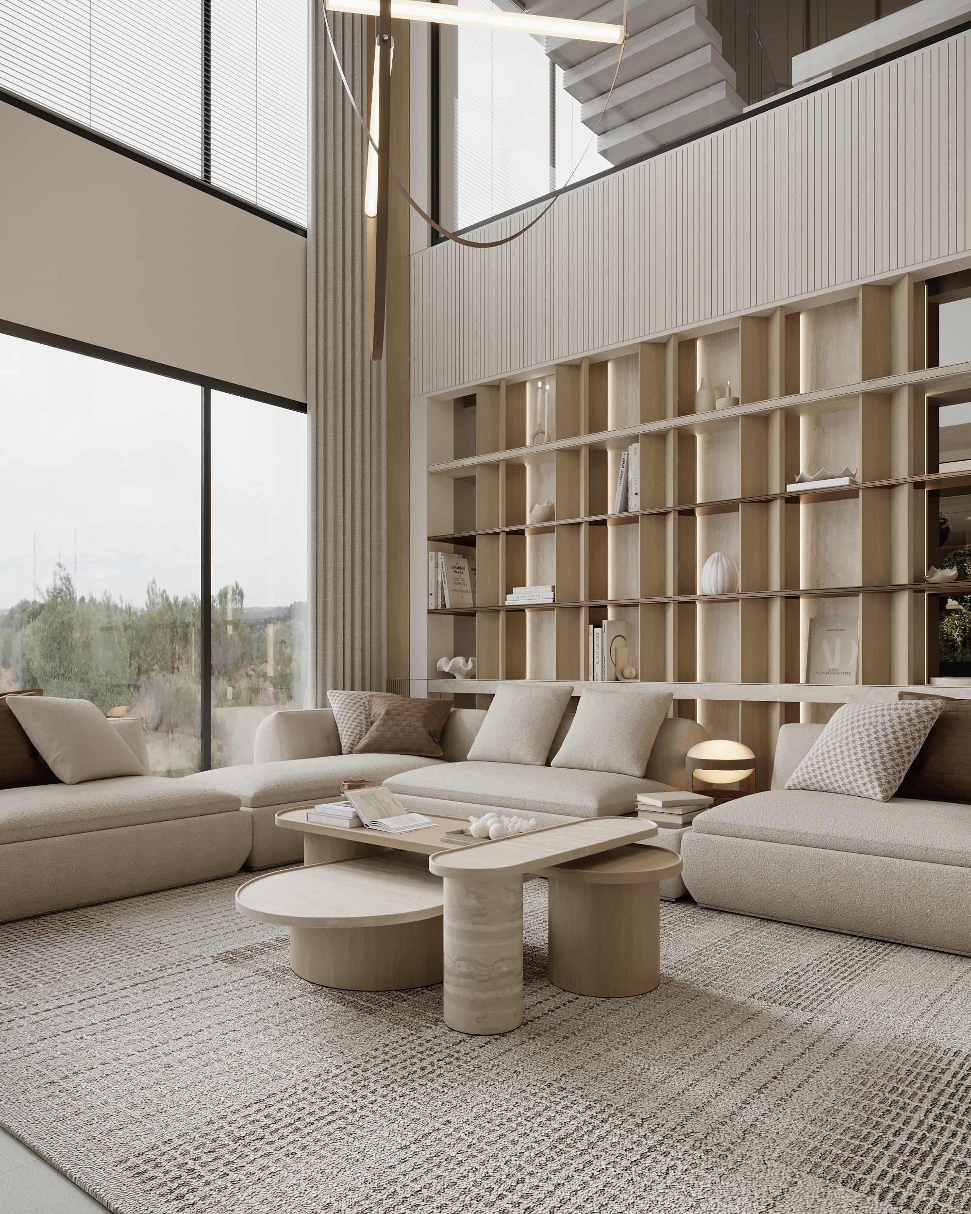 客厅设计丨阿联酋迪拜-13