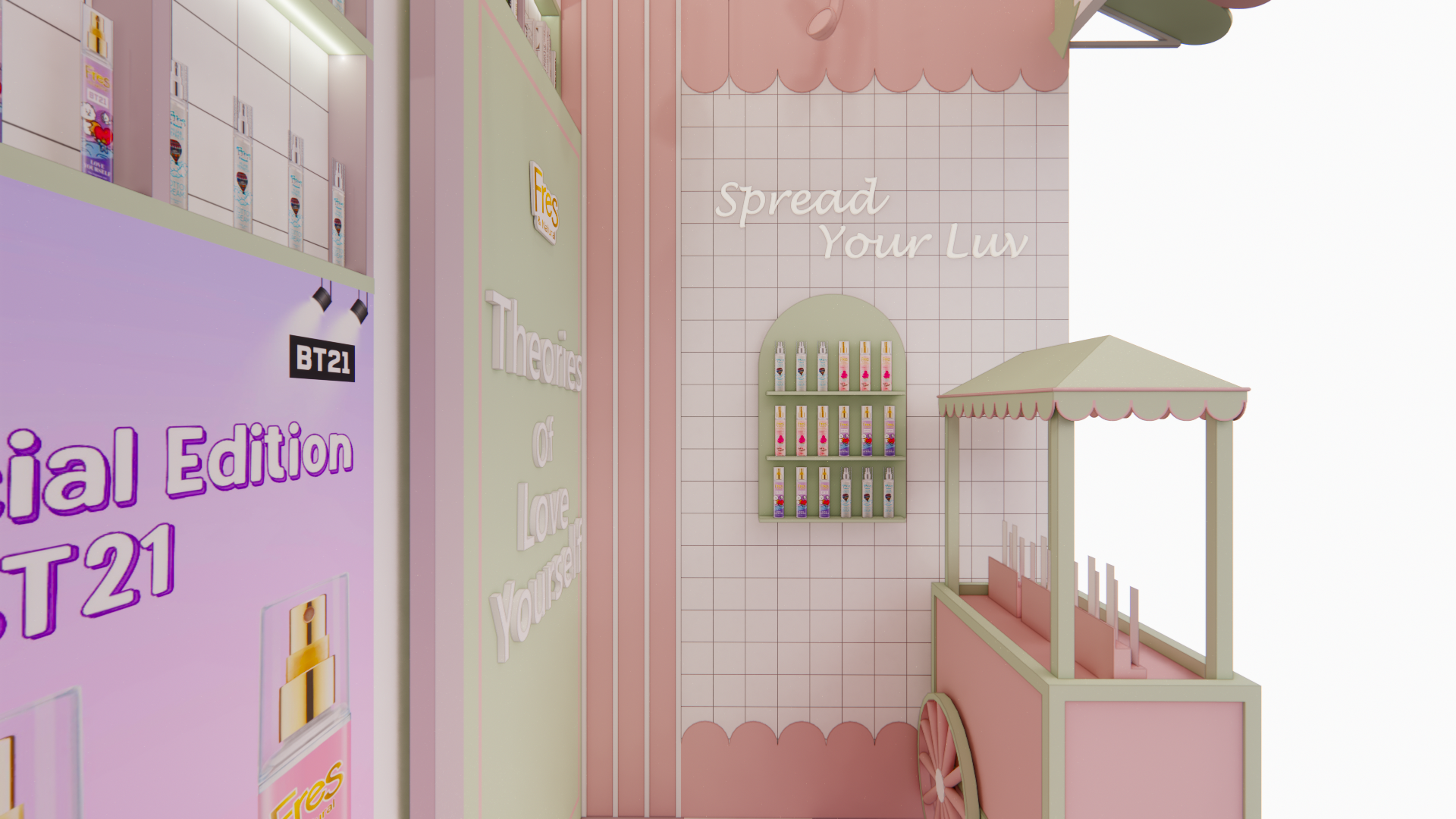 Exhibition Pink Booth Fres & Natural-6