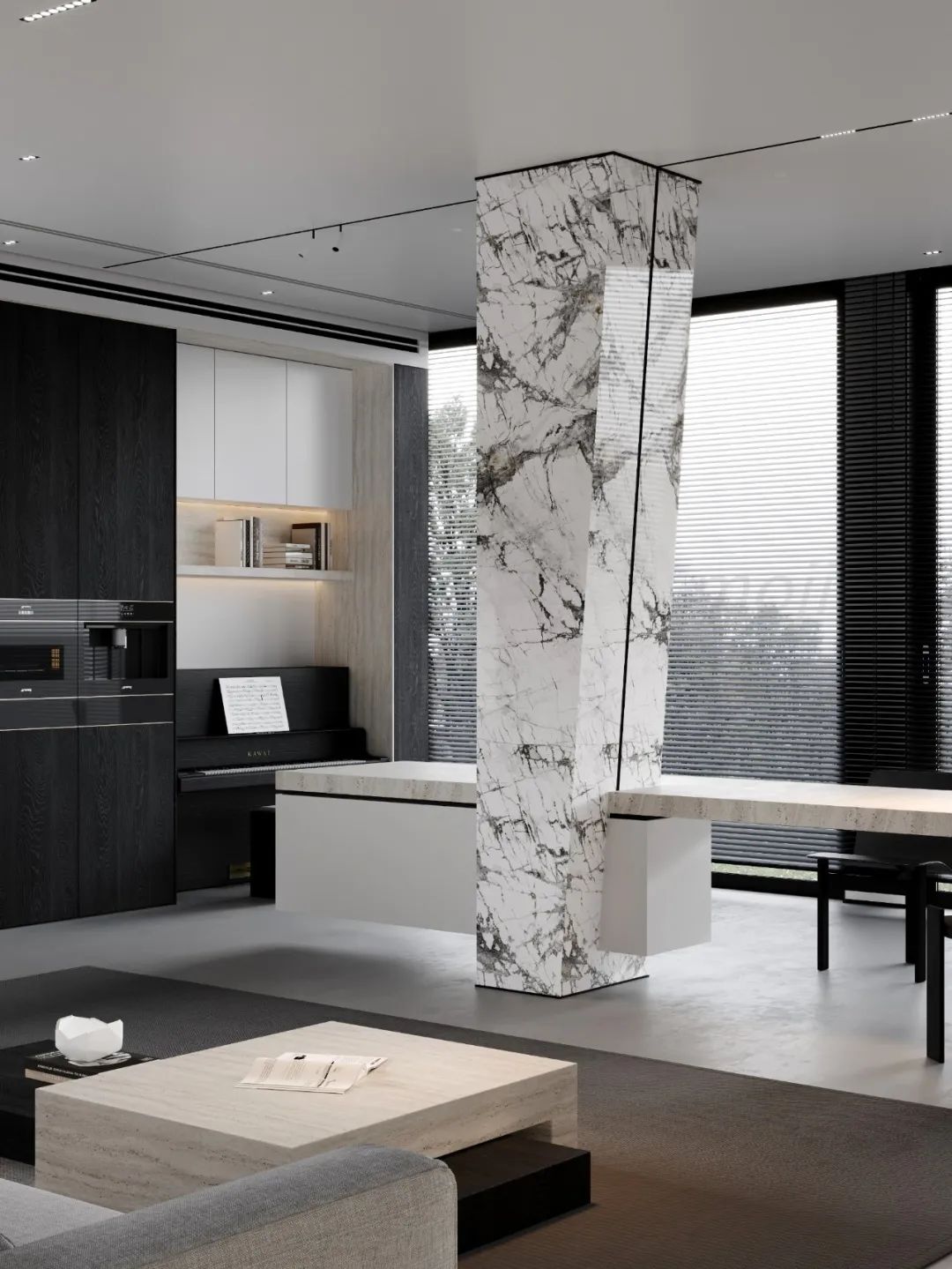 末集MOJI｜300平别墅·线条情绪-13