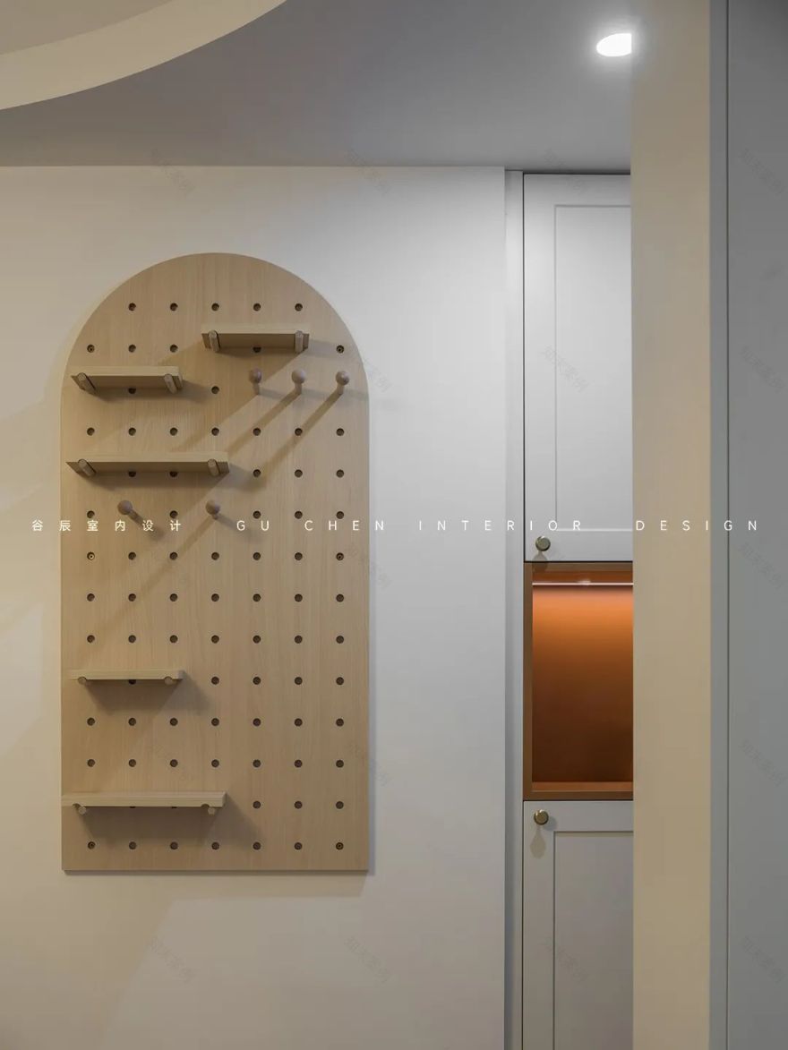 GUCHEN DESIGN | 独居女生的温柔复古家,谁信只有55㎡!-20