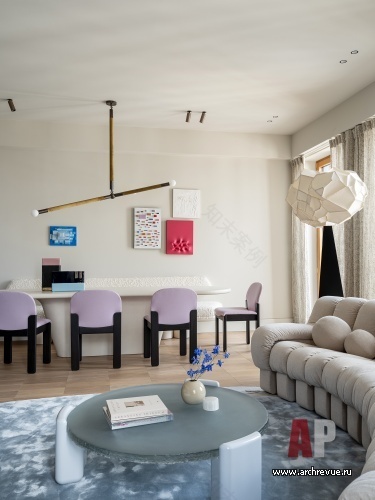 两居室折衷风格公寓设计-23