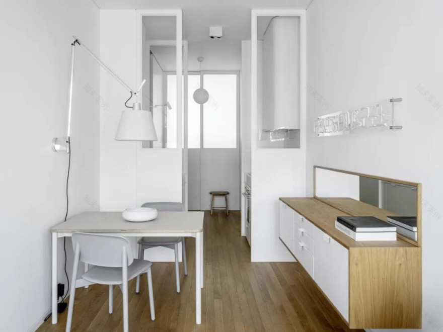 现代 43㎡白色公寓-2