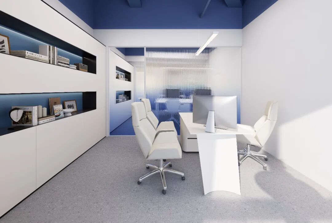 LKDESIGN丨国信会视集团办公空间设计案例-112