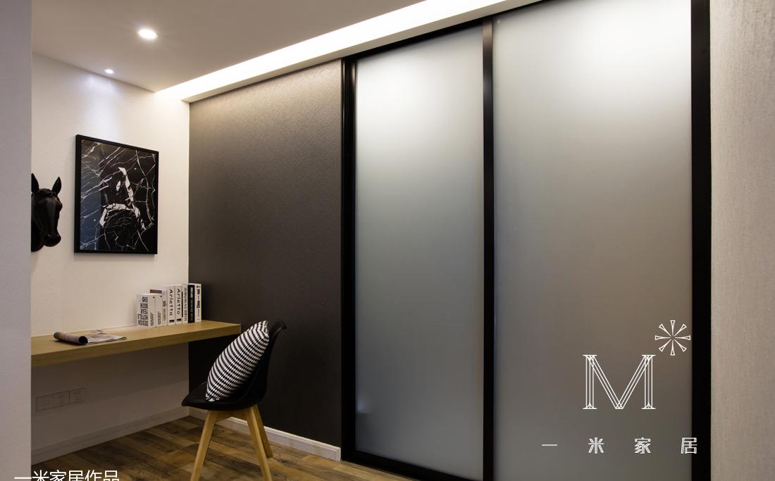 公寓丨【一米家居】 ◣赏味黑白◥ 89㎡现代-11