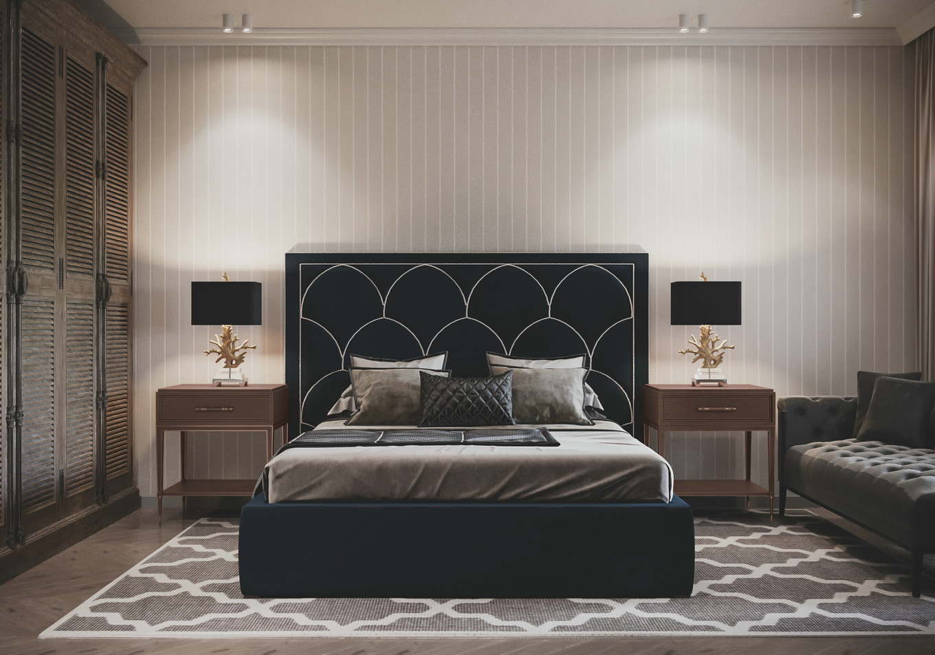 现代简约美式风 高级深色设计-45