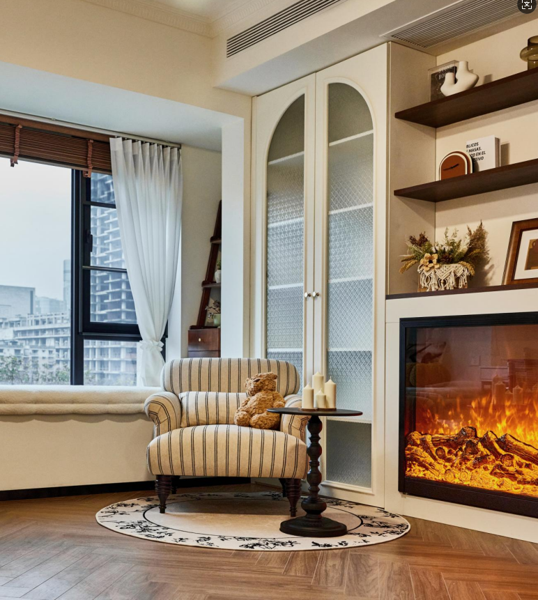 陈岳实景|成都尊邸小户型大格局中古风-22