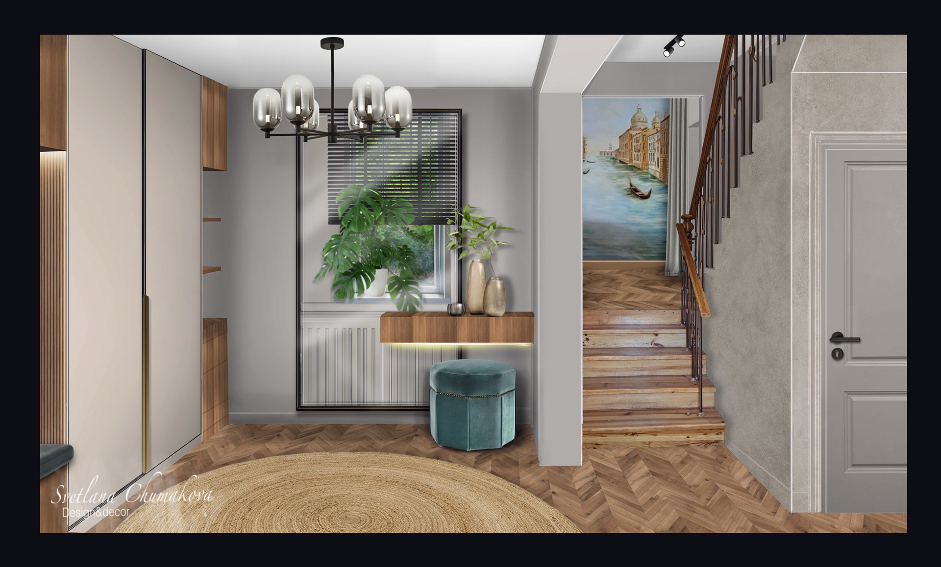 Редизайн части помещений в частном доме 2024 год-2