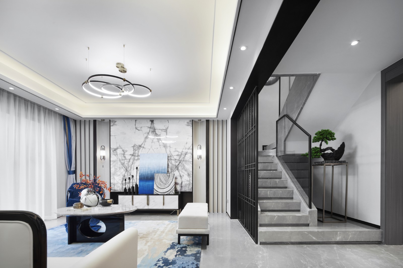 中梁·楚雄国宾府跃层样板房丨中国楚雄丨思创合设计TCC DESIGN-10