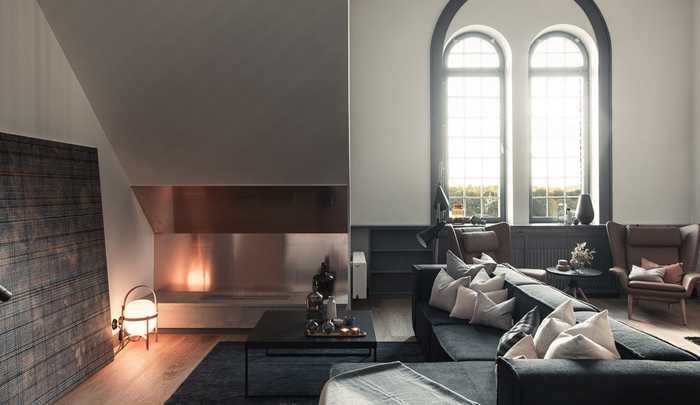 瑞典 159 平米豪华公寓，细节设计尽显空间魅力-4