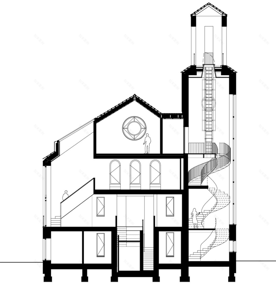 Feurigstrasse 21教堂改造住宅丨德国柏林丨Bundschuh-83