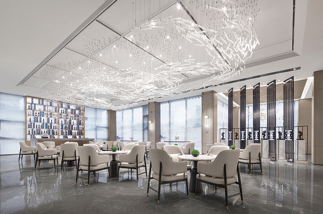 新中式美学，欧谷山语泉售楼处与样板房设计-135