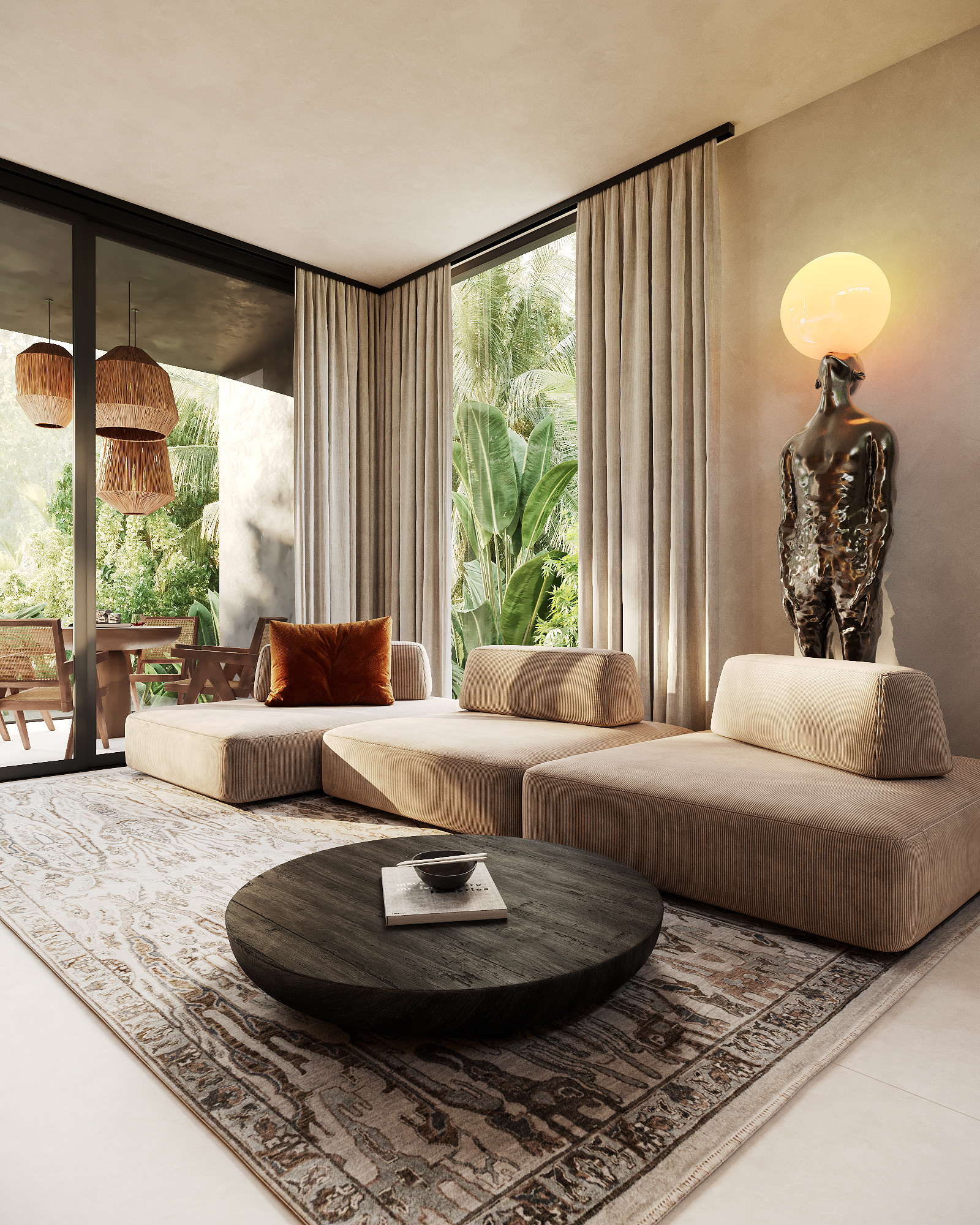 乌布的日落别墅丨IndonesiaBali丨Bodes studio-5