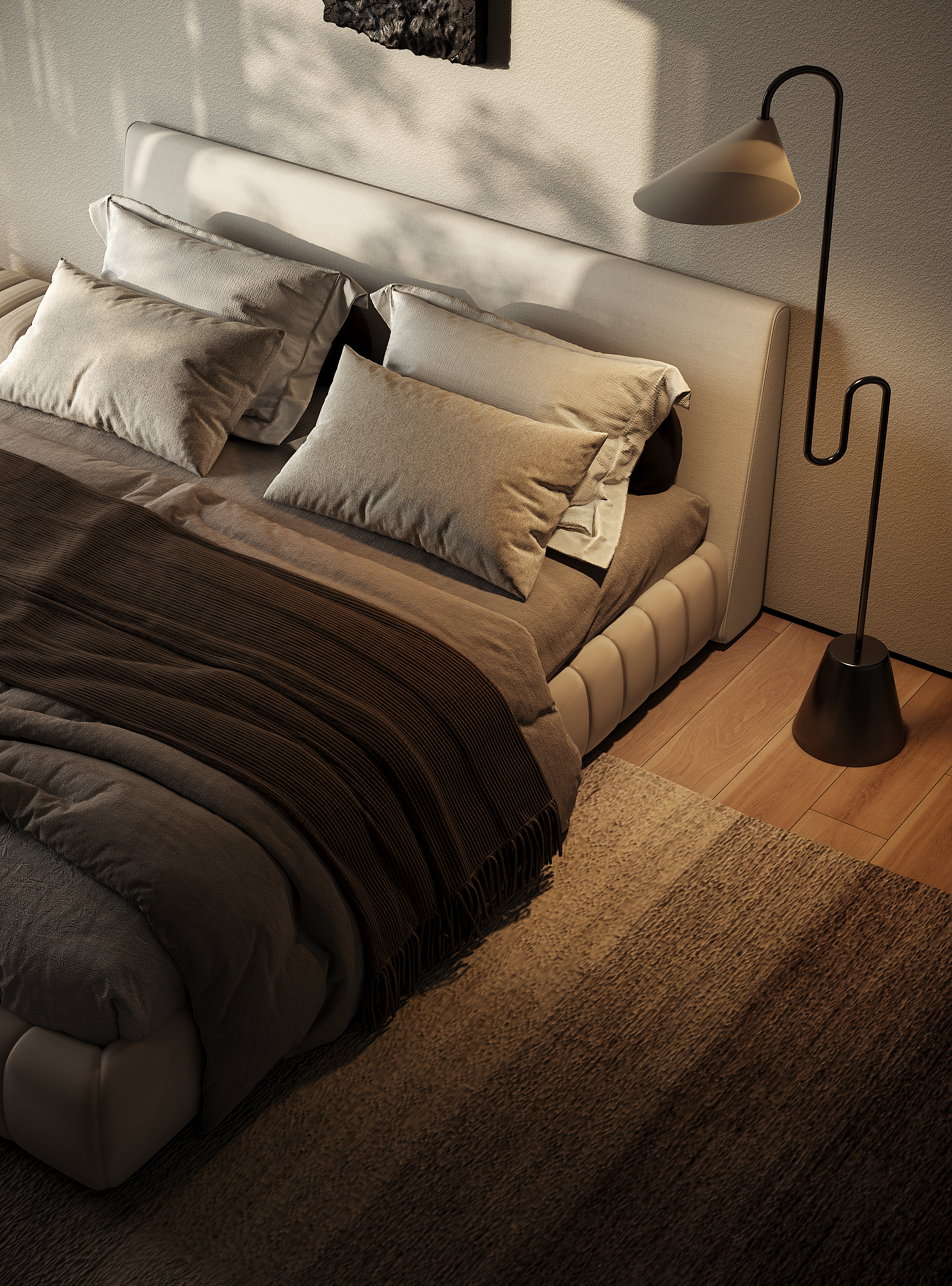 超有氛围感的卧室丨孔令现-7