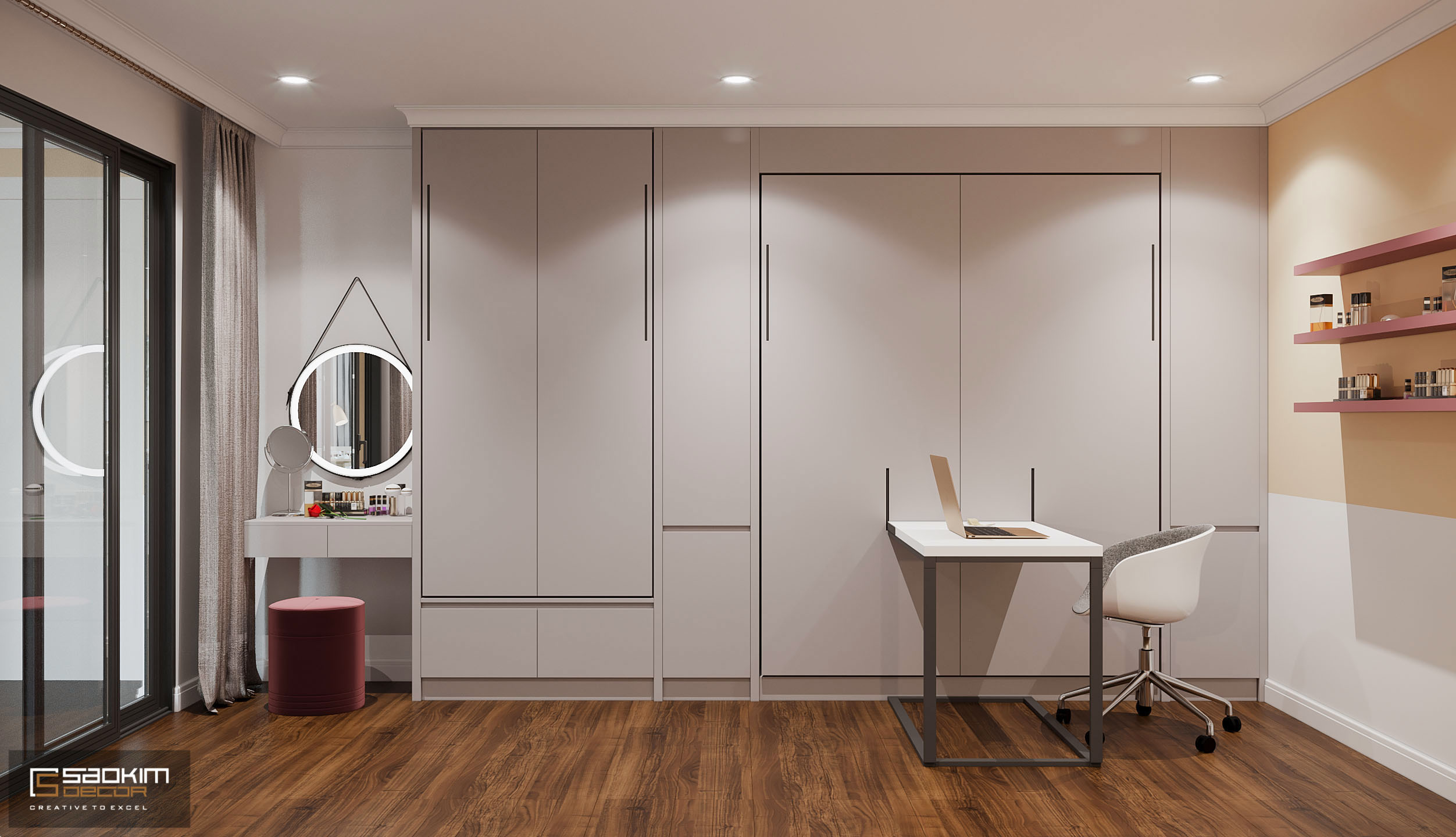 Sunshine Garden 公寓室内设计丨Sao Kim 有限公司-15