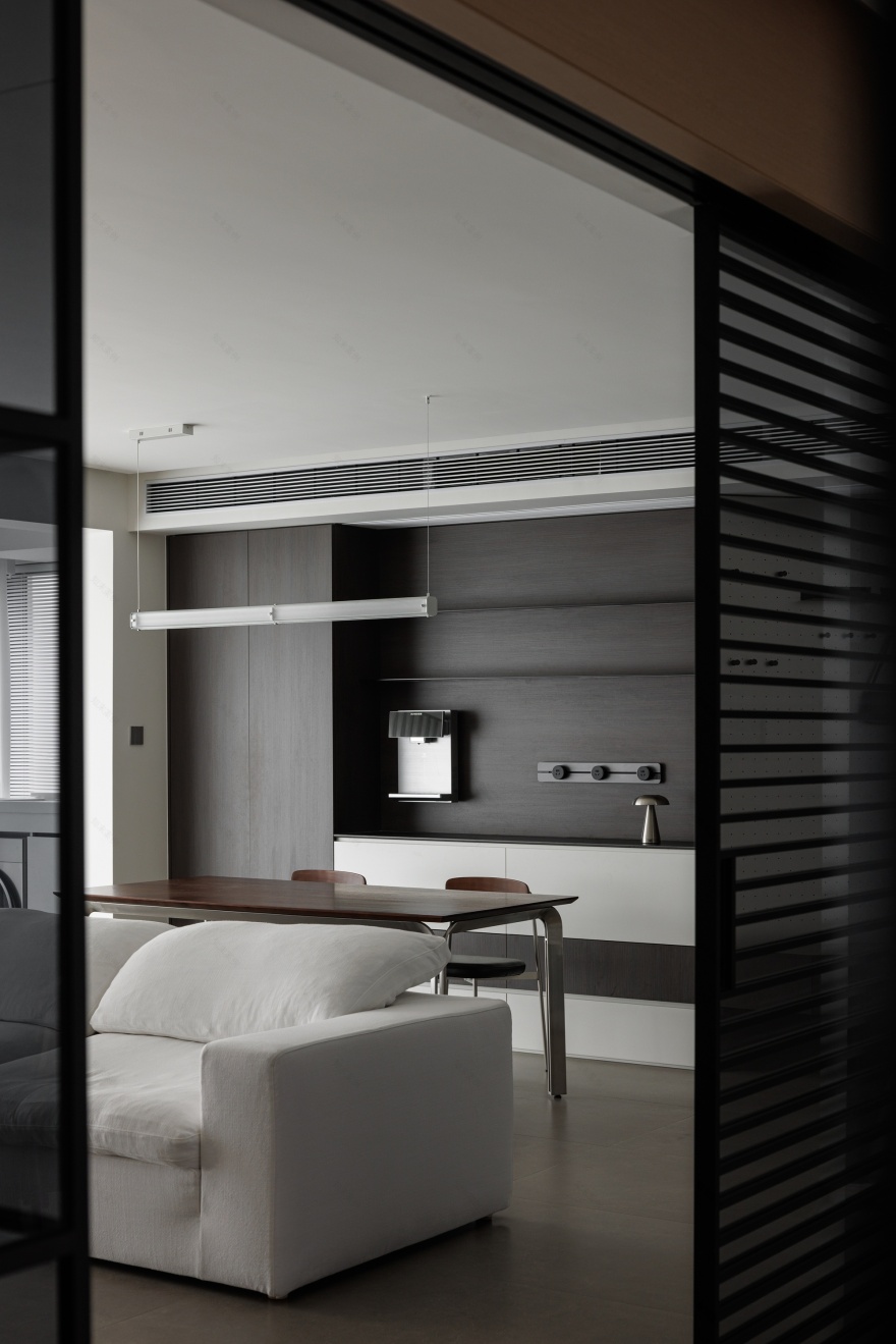 《谧径漫步》成都 137㎡现代极简设计丨中国成都丨宏福樘设计-16