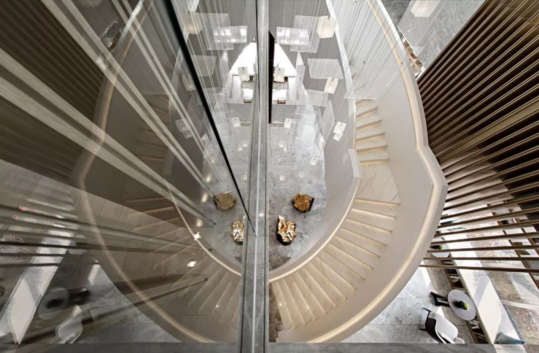 天津津门大院售楼处 | 古韵墨色与现代材质的完美融合-93