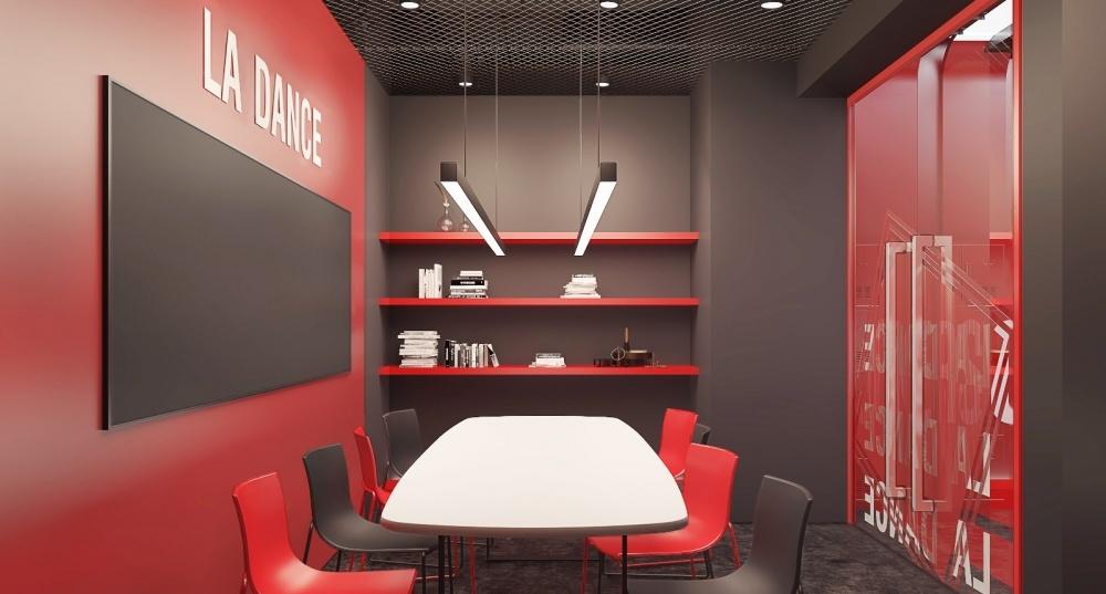 培训机构丨【由里建筑设计】北京LA街舞学苑-7