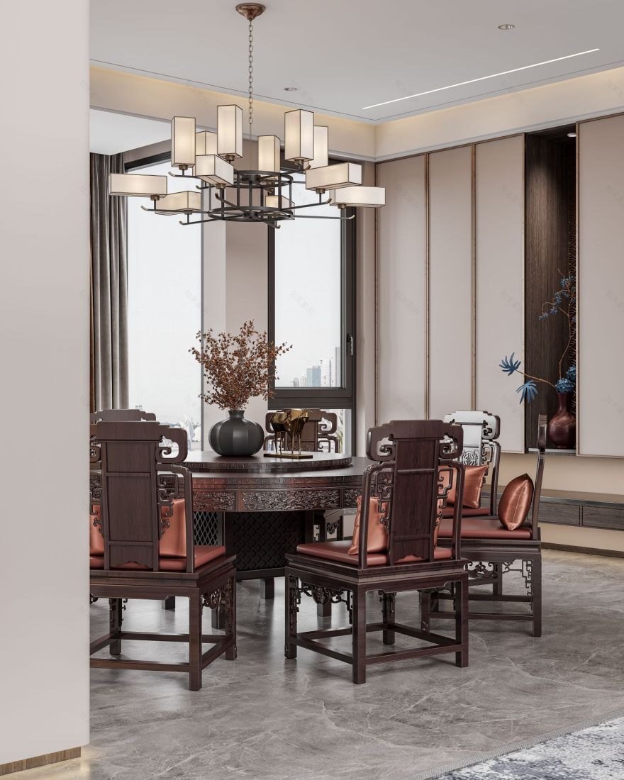 尚书苑刘总复式楼新中式风格设计丨中国湖北-5