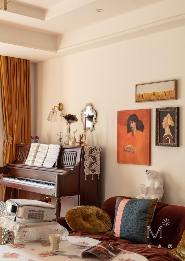 平层丨【一米家居】摩登与复古交织的旧时光-13