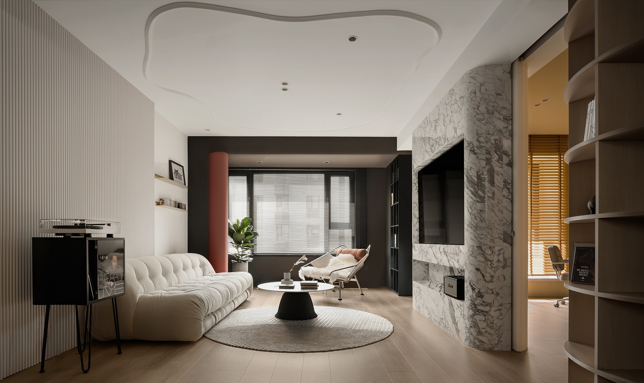 二人居 · 自由流动的现代轻复古之家丨中国天津丨Q.H DESIGN TEAM-24