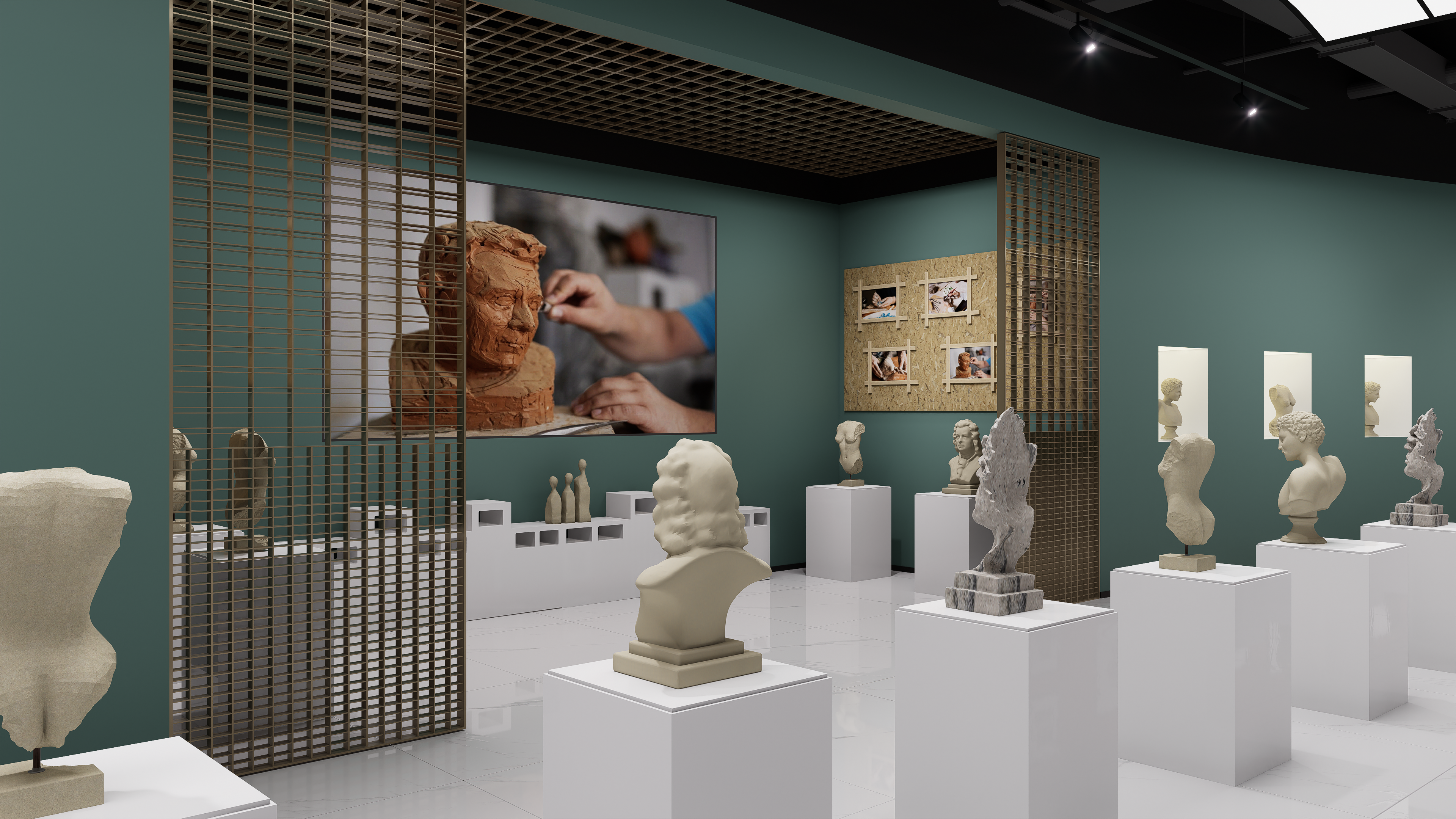 雕塑馆艺术美术馆-3