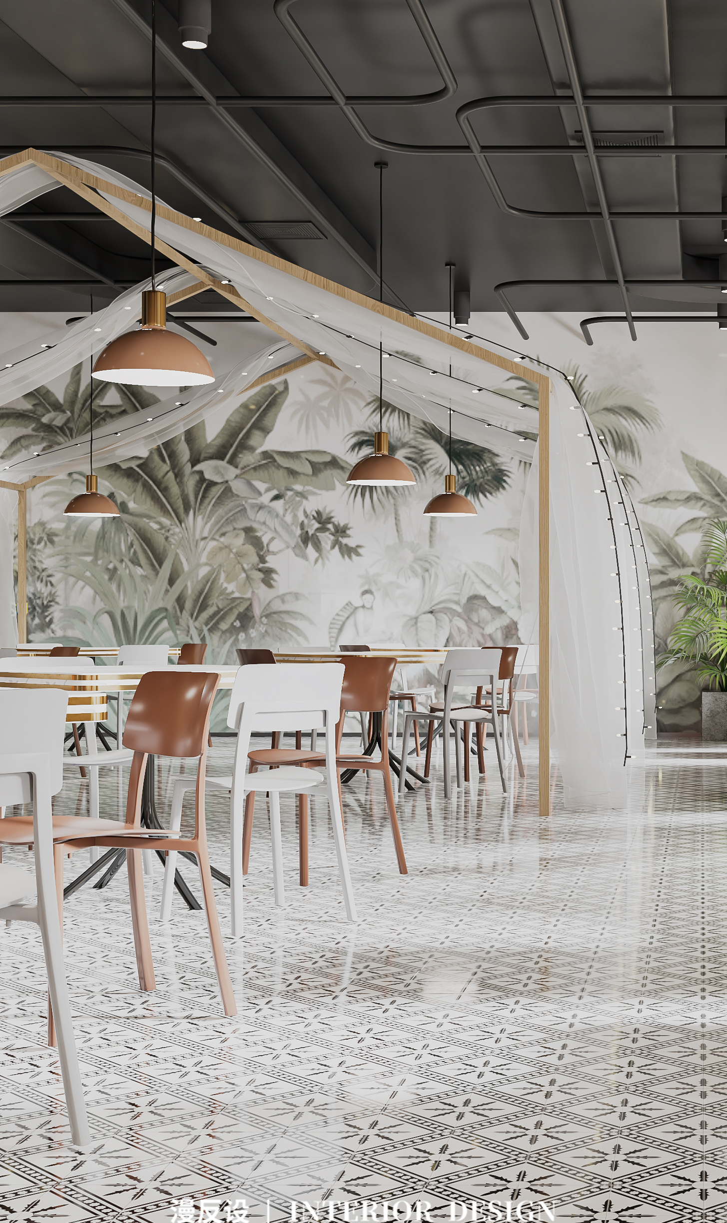 武汉漫反设空间设计 | 饮食与浪漫的完美融合-6