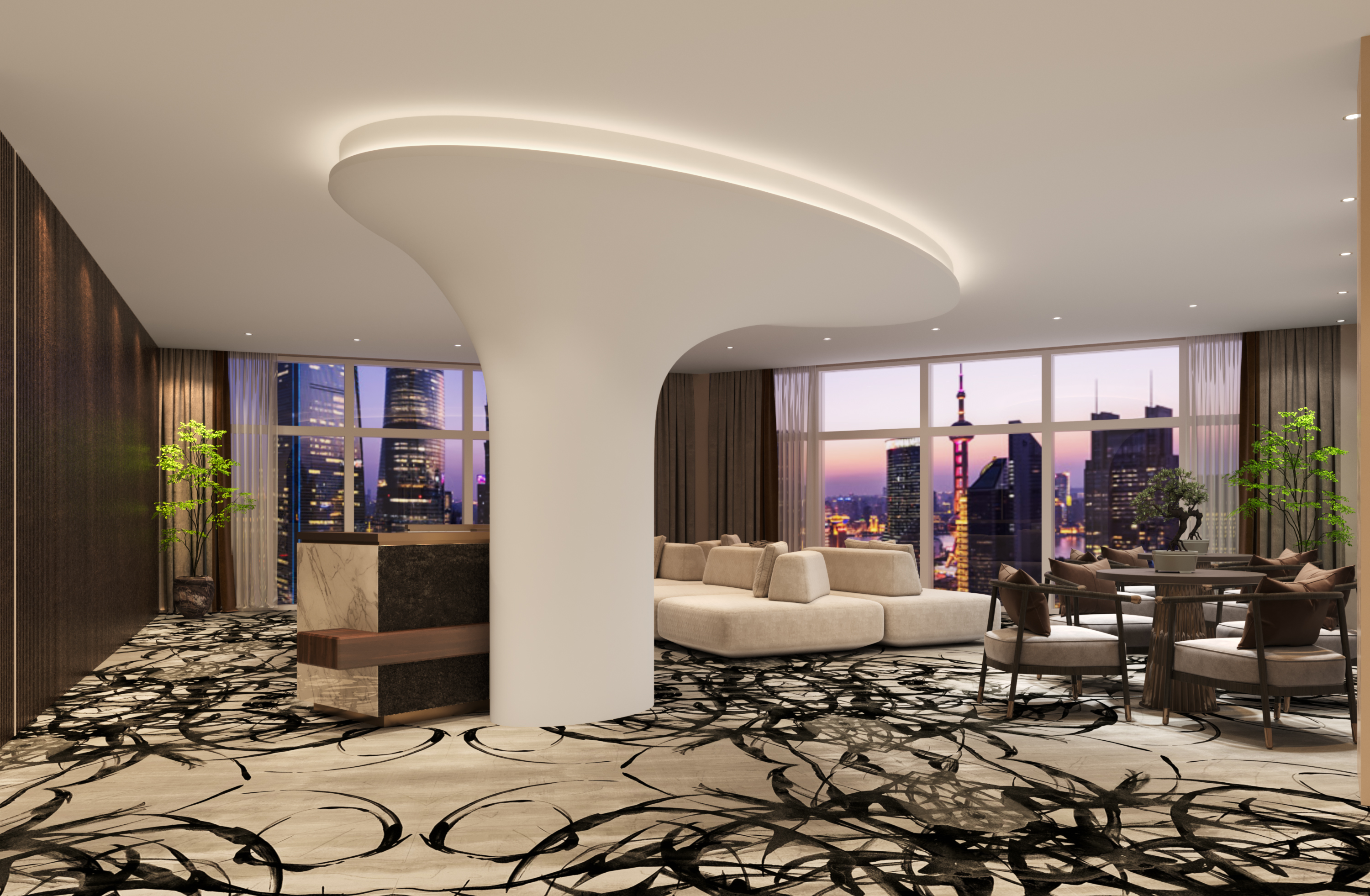 酒店大厅 +房间单张-1