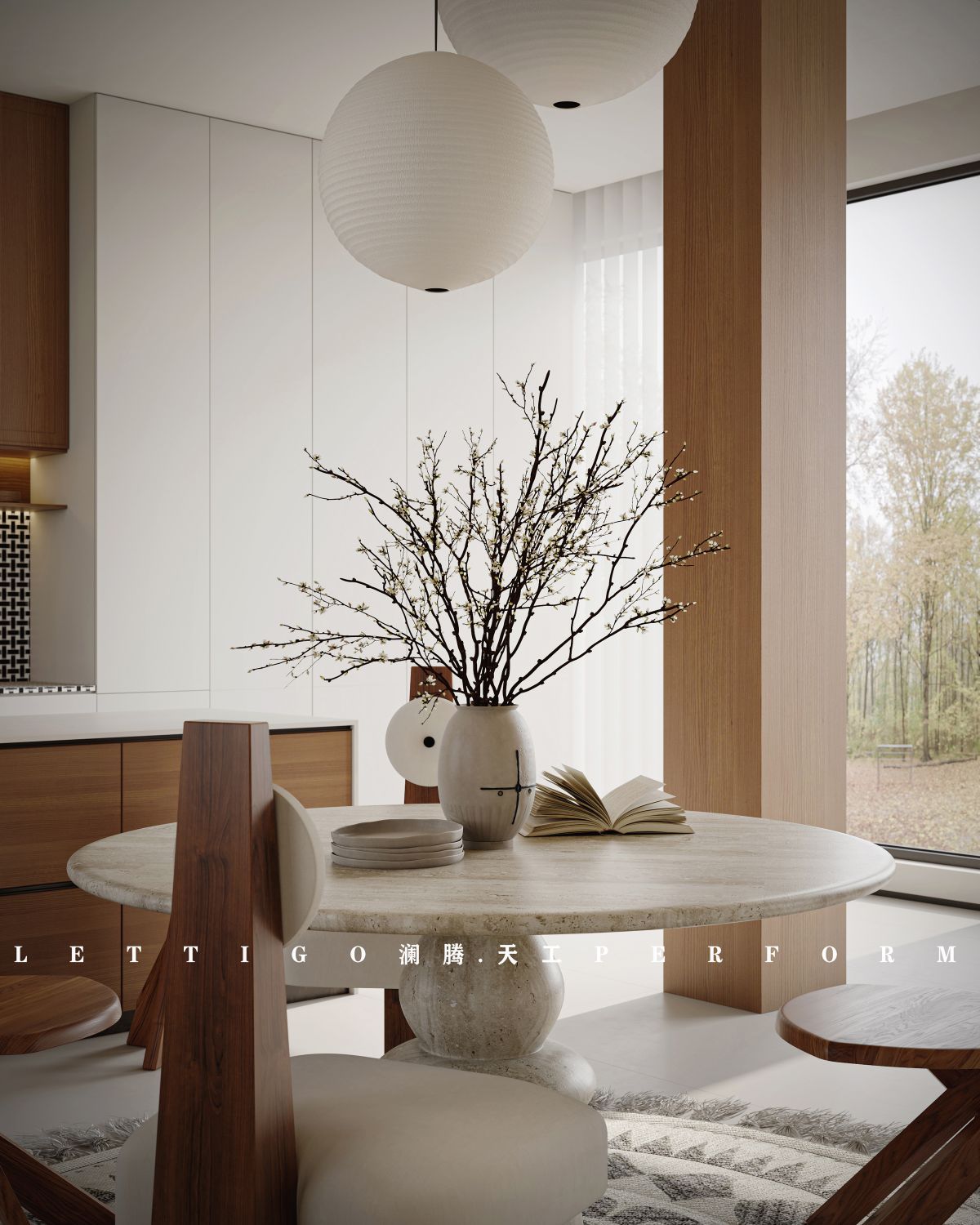 朴实无华的简约原木奶油风格，清浅而纯粹的居心之所-6