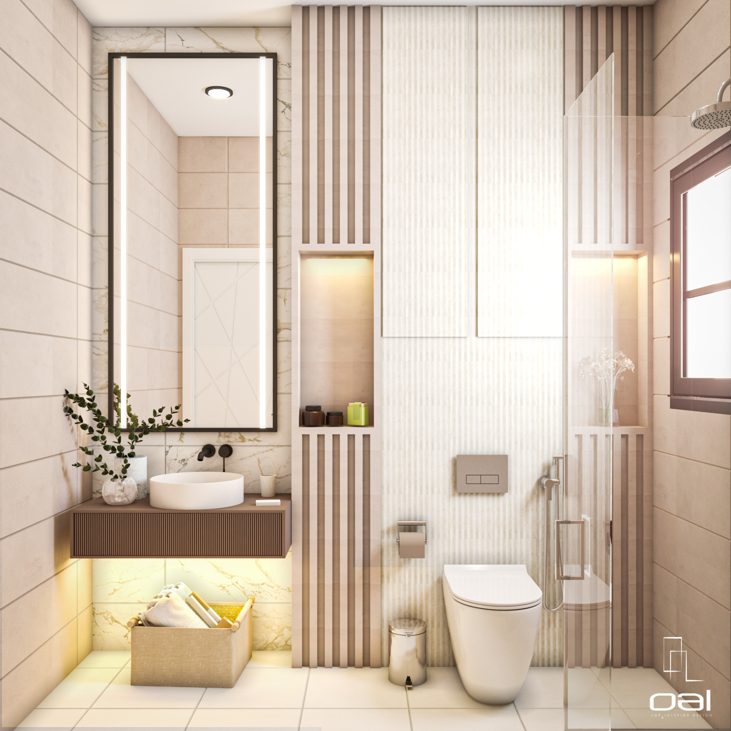 女孩卧室带浴室设计丨埃及丨OMNIA NASR AL SHAER-13